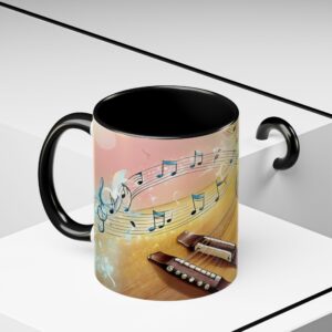 Musical Theme Coffee Mug - 11oz & 15oz - Perfect Gift for Musicians & Music Lovers