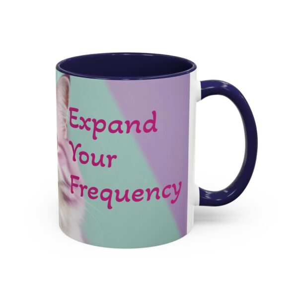 Cat Lover's Accent Coffee Mug - Expand Your Frequency, Cute Cat Mug, Gift for Cat Lovers, Fun Mug for Friends, Unique Drinkware - Image 12