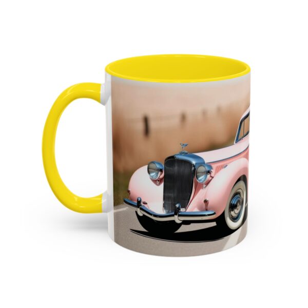 Vintage Pink Car Coffee Mug | Retro Auto Lover Gift, Steampunk Mug, Cute Car Decor, Car Enthusiast Present, Pink Vintage Decor - Image 58