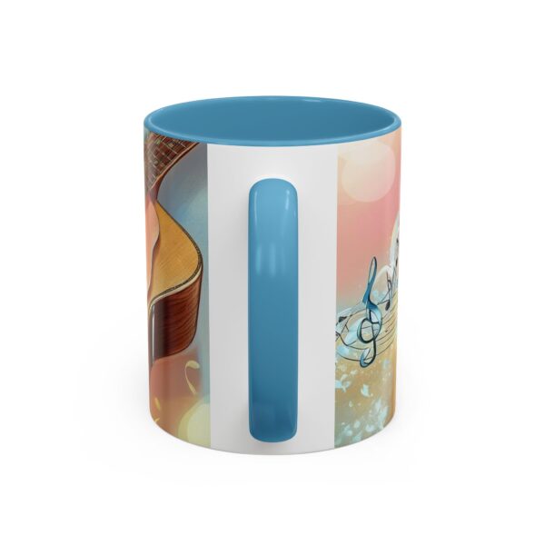 Musical Guitar Accent Coffee Mug - Perfect Gift for Music Lovers, Art Decor, Coffee Fans, Birthday Gift, Home & Kitchen - Image 26