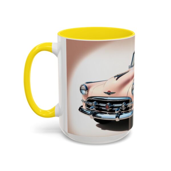 Vintage Car Accent Coffee Mug, Retro Automobile Gift, Classic Car Lover Mug, Unique Office Mug, 15oz Drinking Cup - Image 63