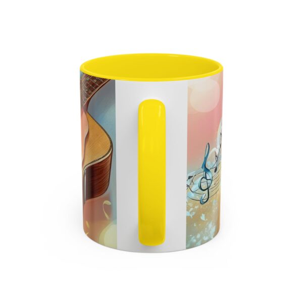 Musical Guitar Accent Coffee Mug - Perfect Gift for Music Lovers, Art Decor, Coffee Fans, Birthday Gift, Home & Kitchen - Image 46
