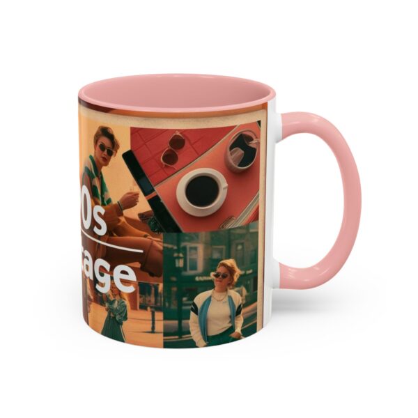 1990s Vintage Accent Coffee Mug - Retro Vibe, Perfect Gift for Nostalgia Lovers, Ideal for Home or Office, Trendy Mug - Image 11