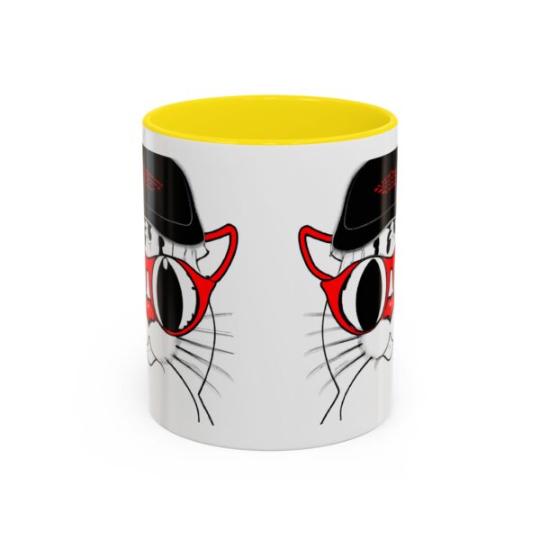 Cool Cat Accent Coffee Mug, Fun Cat Lover Gift, Unique Cat Art Mug, Coffee Lover Gift, Pet Owner Accessory, Quirky Home Decor - Image 52