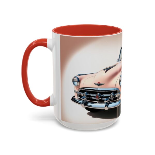 Vintage Car Accent Coffee Mug, Retro Automobile Gift, Classic Car Lover Mug, Unique Office Mug, 15oz Drinking Cup - Image 31