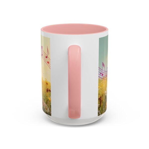 Musical Nature Scene Coffee Mug, Perfect Gift for Musicians, Birthday, Garden Lovers, Relaxation, Floral Art, Home Decor - Image 31