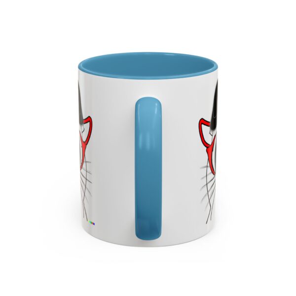 Cool Cat Accent Coffee Mug, Fun Cat Lover Gift, Unique Cat Art Mug, Coffee Lover Gift, Pet Owner Accessory, Quirky Home Decor - Image 42