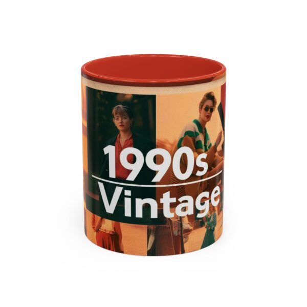 1990s Vintage Accent Coffee Mug - Retro Vibe, Perfect Gift for Nostalgia Lovers, Ideal for Home or Office, Trendy Mug - Image 15