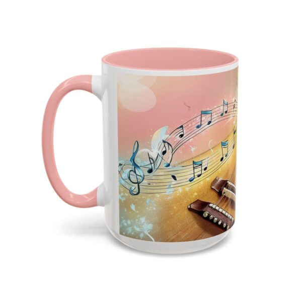 Musical Guitar Accent Coffee Mug - Perfect Gift for Music Lovers, Art Decor, Coffee Fans, Birthday Gift, Home & Kitchen - Image 17