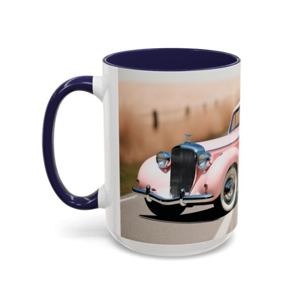 Vintage Pink Car Coffee Mug | Retro Auto Lover Gift, Steampunk Mug, Cute Car Decor, Car Enthusiast Present, Pink Vintage Decor - Image 28