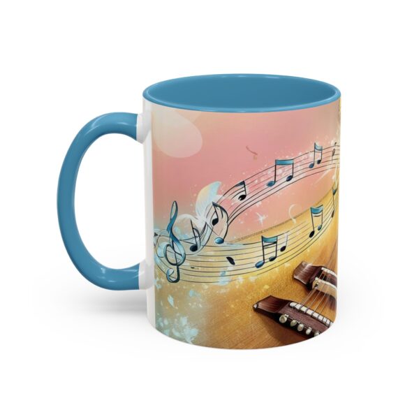 Musical Guitar Accent Coffee Mug - Perfect Gift for Music Lovers, Art Decor, Coffee Fans, Birthday Gift, Home & Kitchen - Image 25