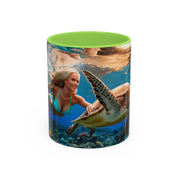 Colorful Ocean Scene Mugs - Tropical Sea Life, Gift for Beach Lovers, Nature Coffee Cup, Unique Ocean Decor, Summer Vibes - Image 2