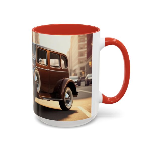 Vintage Car Accent Coffee Mug, Classic Auto Lover Gift, Retro Car Enthusiast Mug, Gift for Him or Her, Car Show Collectible, Coffee Lover's - Image 32