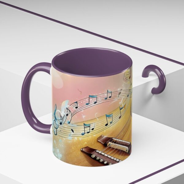 Musical Guitar Accent Coffee Mug - Perfect Gift for Music Lovers, Art Decor, Coffee Fans, Birthday Gift, Home & Kitchen - Image 41