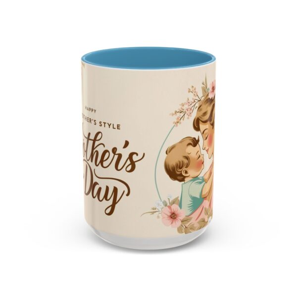 Vintage Floral Mother's Day Coffee Mug, Perfect Gift for Mom, Cute Mama and Baby Design, 11oz and 15oz Options, Mother's Day Gift, Coffee - Image 42