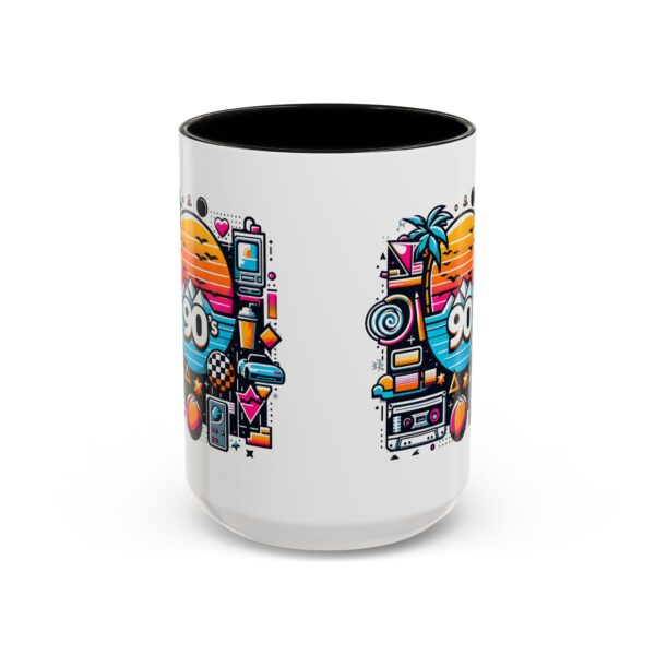 Retro 90's Accent Coffee Mug | Vintage Style, Perfect Gift for Nostalgia Lovers, Ideal for Home & Office, Daily Use - Image 21