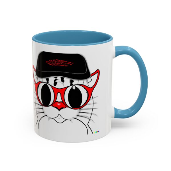 Cool Cat Accent Coffee Mug, Fun Cat Lover Gift, Unique Cat Art Mug, Coffee Lover Gift, Pet Owner Accessory, Quirky Home Decor - Image 40