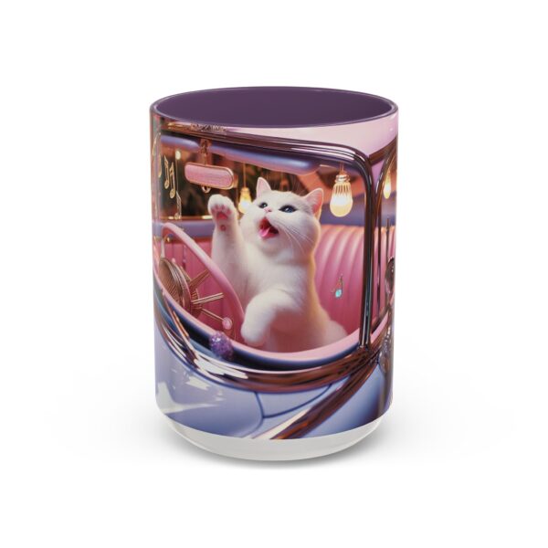 Whimsical Cat Coffee Mug - Fun Cat Lover Gift, Unique Ceramic Cup, Pet-Themed Drinkware, Colorful Cat Design, Cute Animal Mug - Image 61