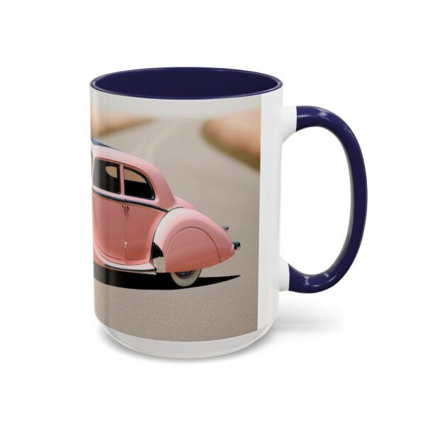 Vintage Pink Car Coffee Mug | Retro Auto Lover Gift, Steampunk Mug, Cute Car Decor, Car Enthusiast Present, Pink Vintage Decor - Image 27