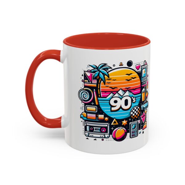 Retro 90's Accent Coffee Mug | Vintage Style, Perfect Gift for Nostalgia Lovers, Ideal for Home & Office, Daily Use - Image 19