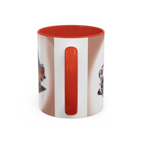Vintage Car Accent Coffee Mug, Retro Automobile Gift, Classic Car Lover Mug, Unique Office Mug, 15oz Drinking Cup - Image 16