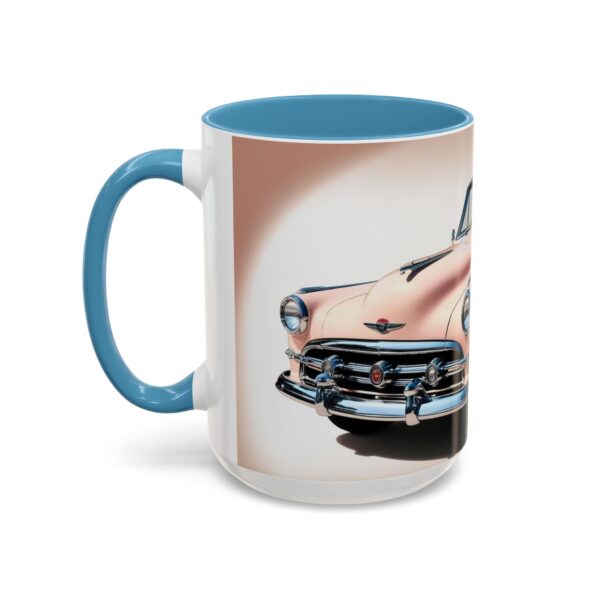 Vintage Car Accent Coffee Mug, Retro Automobile Gift, Classic Car Lover Mug, Unique Office Mug, 15oz Drinking Cup - Image 39