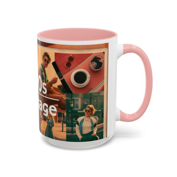 1990s Vintage Accent Coffee Mug - Retro Vibe, Perfect Gift for Nostalgia Lovers, Ideal for Home or Office, Trendy Mug - Image 28