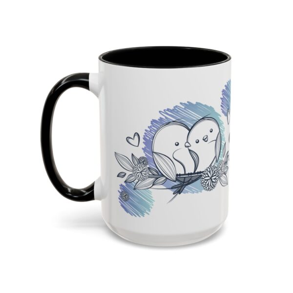 Whimsical Birds Coffee Mug, Cute Couples Gift, Love Mug for Her, Floral Tea Cup, Cozy Home Decor - Image 27