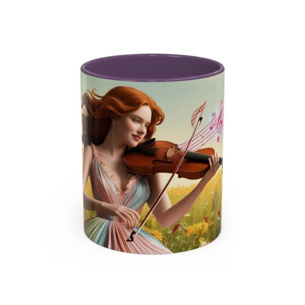 Musical Nature Scene Coffee Mug, Perfect Gift for Musicians, Birthday, Garden Lovers, Relaxation, Floral Art, Home Decor - Image 50