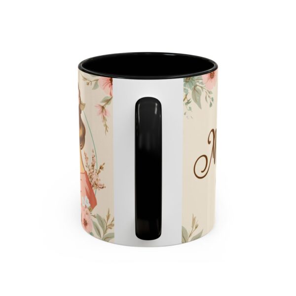 Vintage Floral Mother's Day Coffee Mug, Perfect Gift for Mom, Cute Mama and Baby Design, 11oz and 15oz Options, Mother's Day Gift, Coffee - Image 5