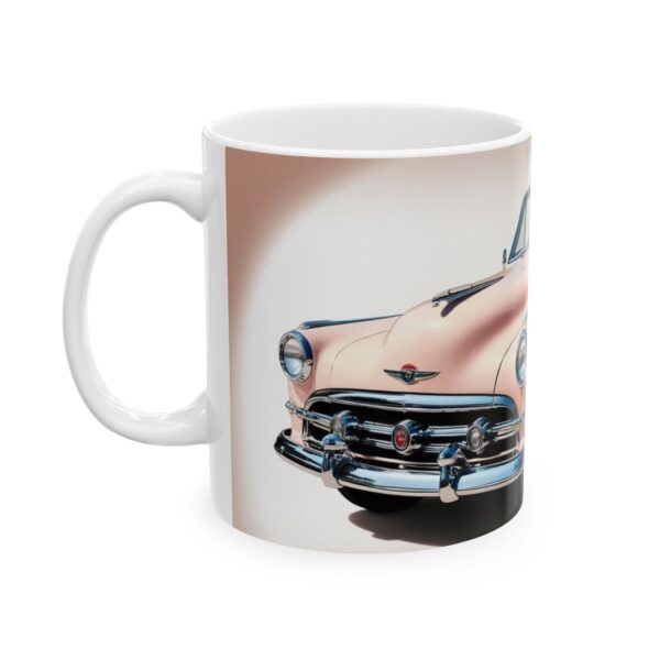 Vintage Car Ceramic Mug | Classic Car Lover Gift | Coffee Tea Cup | Retro Design | 11oz 15oz - Image 4