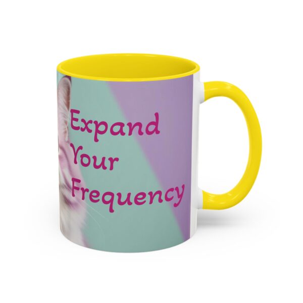 Cat Lover's Accent Coffee Mug - Expand Your Frequency, Cute Cat Mug, Gift for Cat Lovers, Fun Mug for Friends, Unique Drinkware - Image 35