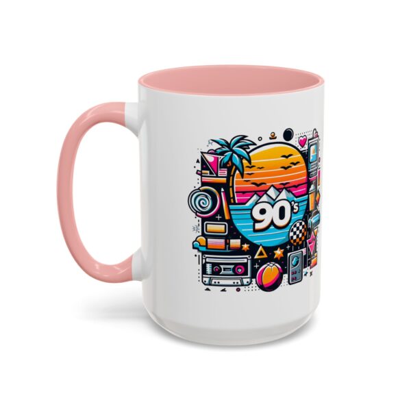 Retro 90's Accent Coffee Mug | Vintage Style, Perfect Gift for Nostalgia Lovers, Ideal for Home & Office, Daily Use - Image 33