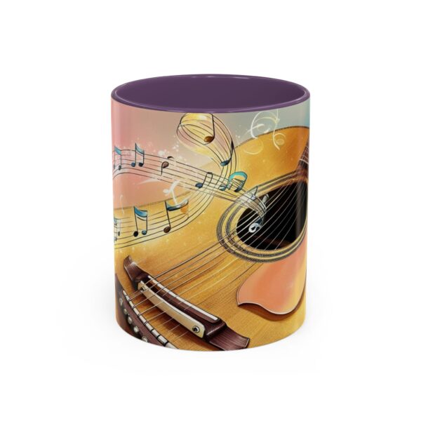 Musical Guitar Accent Coffee Mug - Perfect Gift for Music Lovers, Art Decor, Coffee Fans, Birthday Gift, Home & Kitchen - Image 37