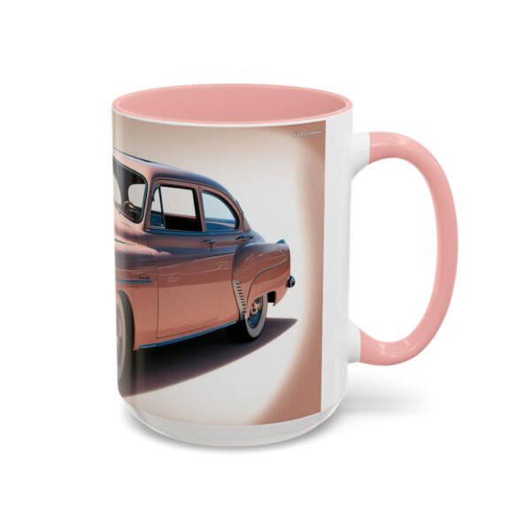 Vintage Car Accent Coffee Mug, Retro Automobile Gift, Classic Car Lover Mug, Unique Office Mug, 15oz Drinking Cup - Image 26