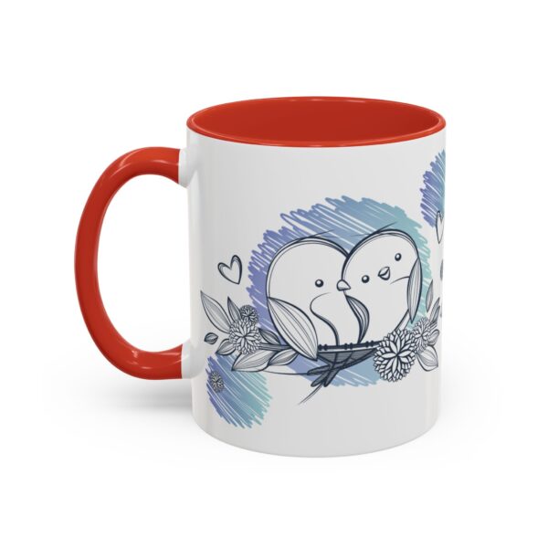 Whimsical Birds Coffee Mug, Cute Couples Gift, Love Mug for Her, Floral Tea Cup, Cozy Home Decor - Image 23