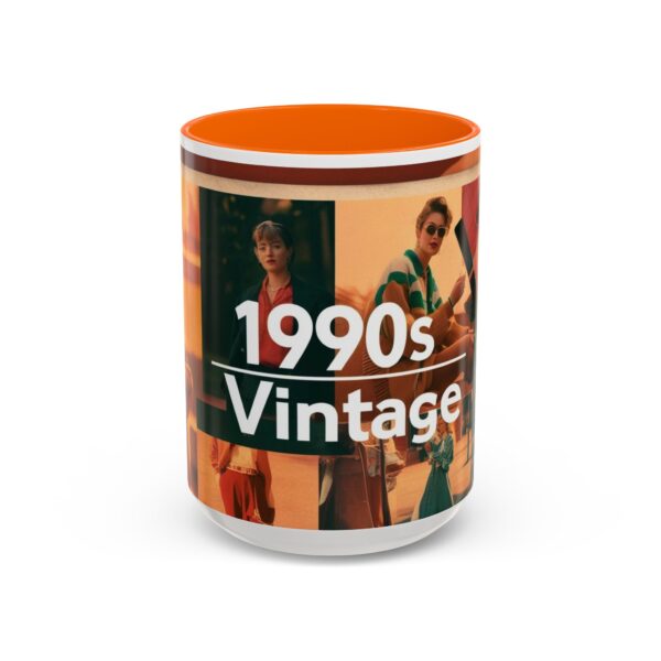 1990s Vintage Accent Coffee Mug - Retro Vibe, Perfect Gift for Nostalgia Lovers, Ideal for Home or Office, Trendy Mug - Image 57