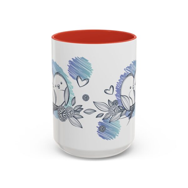 Whimsical Birds Coffee Mug, Cute Couples Gift, Love Mug for Her, Floral Tea Cup, Cozy Home Decor - Image 35