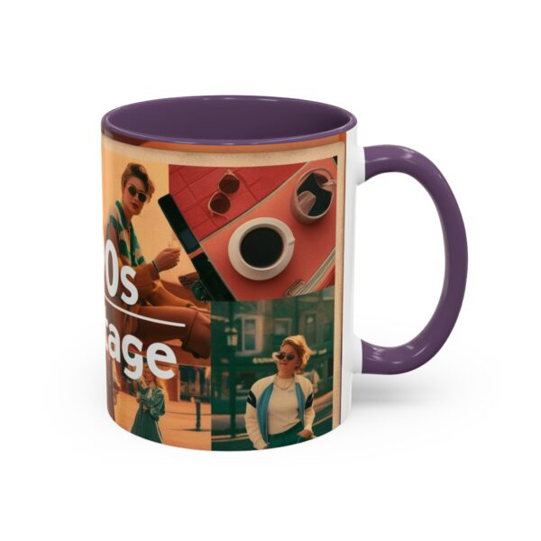 1990s Vintage Accent Coffee Mug - Retro Vibe, Perfect Gift for Nostalgia Lovers, Ideal for Home or Office, Trendy Mug - Image 50