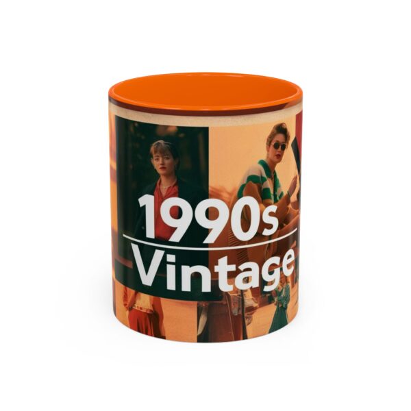 1990s Vintage Accent Coffee Mug - Retro Vibe, Perfect Gift for Nostalgia Lovers, Ideal for Home or Office, Trendy Mug - Image 45