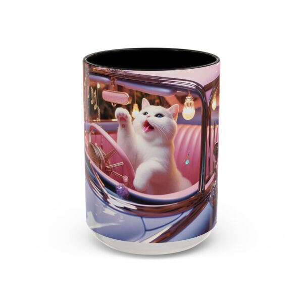 Whimsical Cat Coffee Mug - Fun Cat Lover Gift, Unique Ceramic Cup, Pet-Themed Drinkware, Colorful Cat Design, Cute Animal Mug - Image 19
