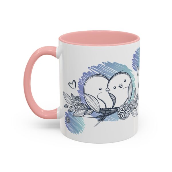 Whimsical Birds Coffee Mug, Cute Couples Gift, Love Mug for Her, Floral Tea Cup, Cozy Home Decor - Image 18