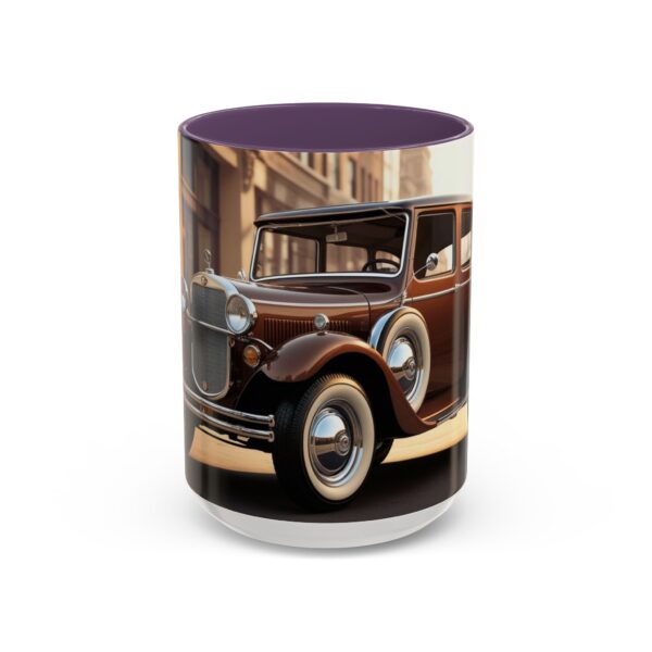Vintage Car Accent Coffee Mug, Classic Auto Lover Gift, Retro Car Enthusiast Mug, Gift for Him or Her, Car Show Collectible, Coffee Lover's - Image 59