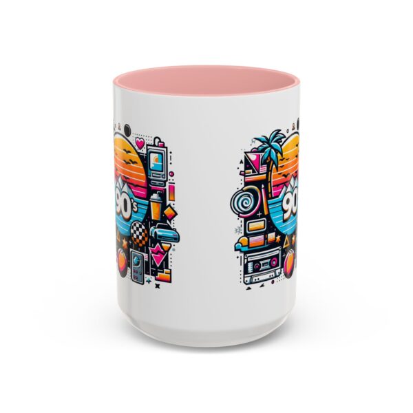 Retro 90's Accent Coffee Mug | Vintage Style, Perfect Gift for Nostalgia Lovers, Ideal for Home & Office, Daily Use - Image 31