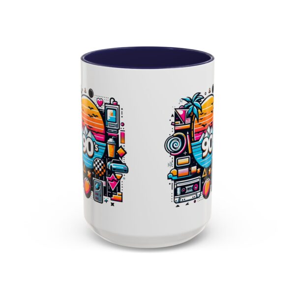 Retro 90's Accent Coffee Mug | Vintage Style, Perfect Gift for Nostalgia Lovers, Ideal for Home & Office, Daily Use - Image 25
