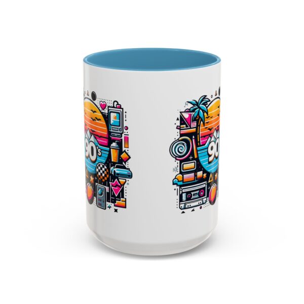 Retro 90's Accent Coffee Mug | Vintage Style, Perfect Gift for Nostalgia Lovers, Ideal for Home & Office, Daily Use - Image 47