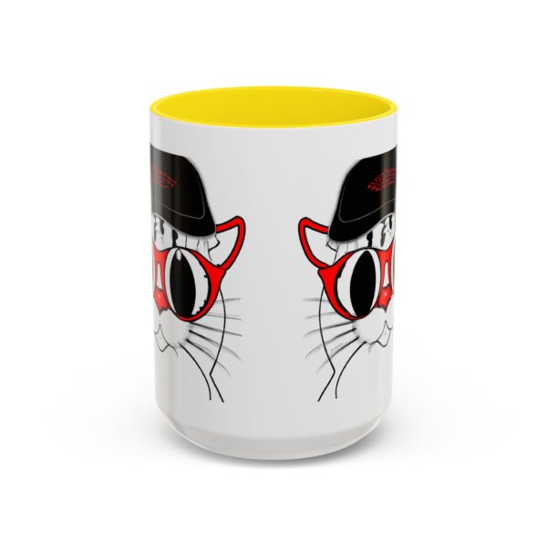 Cool Cat Accent Coffee Mug, Fun Cat Lover Gift, Unique Cat Art Mug, Coffee Lover Gift, Pet Owner Accessory, Quirky Home Decor - Image 64