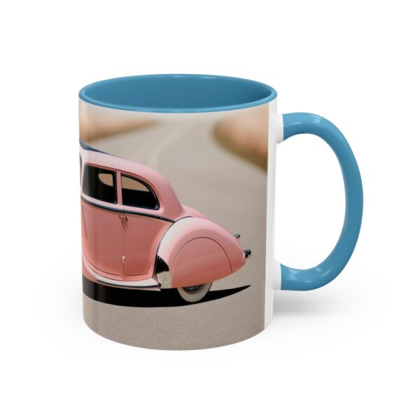 Vintage Pink Car Coffee Mug | Retro Auto Lover Gift, Steampunk Mug, Cute Car Decor, Car Enthusiast Present, Pink Vintage Decor - Image 40