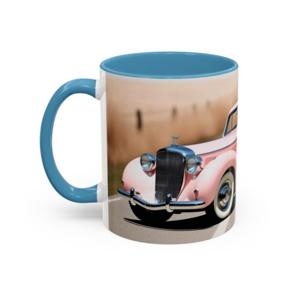 Vintage Pink Car Coffee Mug | Retro Auto Lover Gift, Steampunk Mug, Cute Car Decor, Car Enthusiast Present, Pink Vintage Decor - Image 41