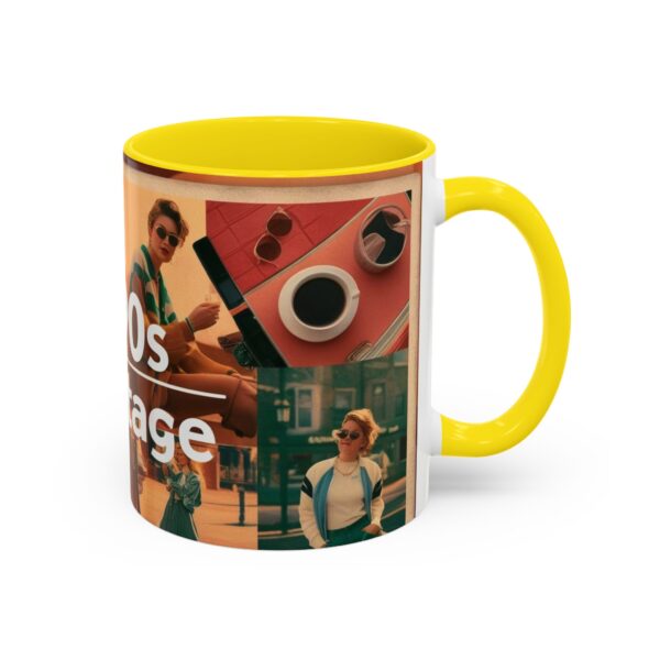 1990s Vintage Accent Coffee Mug - Retro Vibe, Perfect Gift for Nostalgia Lovers, Ideal for Home or Office, Trendy Mug - Image 54